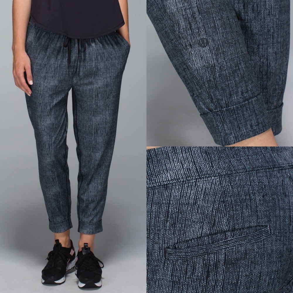 Lululemon Jet Pants Luxtreme Yoga Fitness Running Womens Size 10 W6D78S Joggers